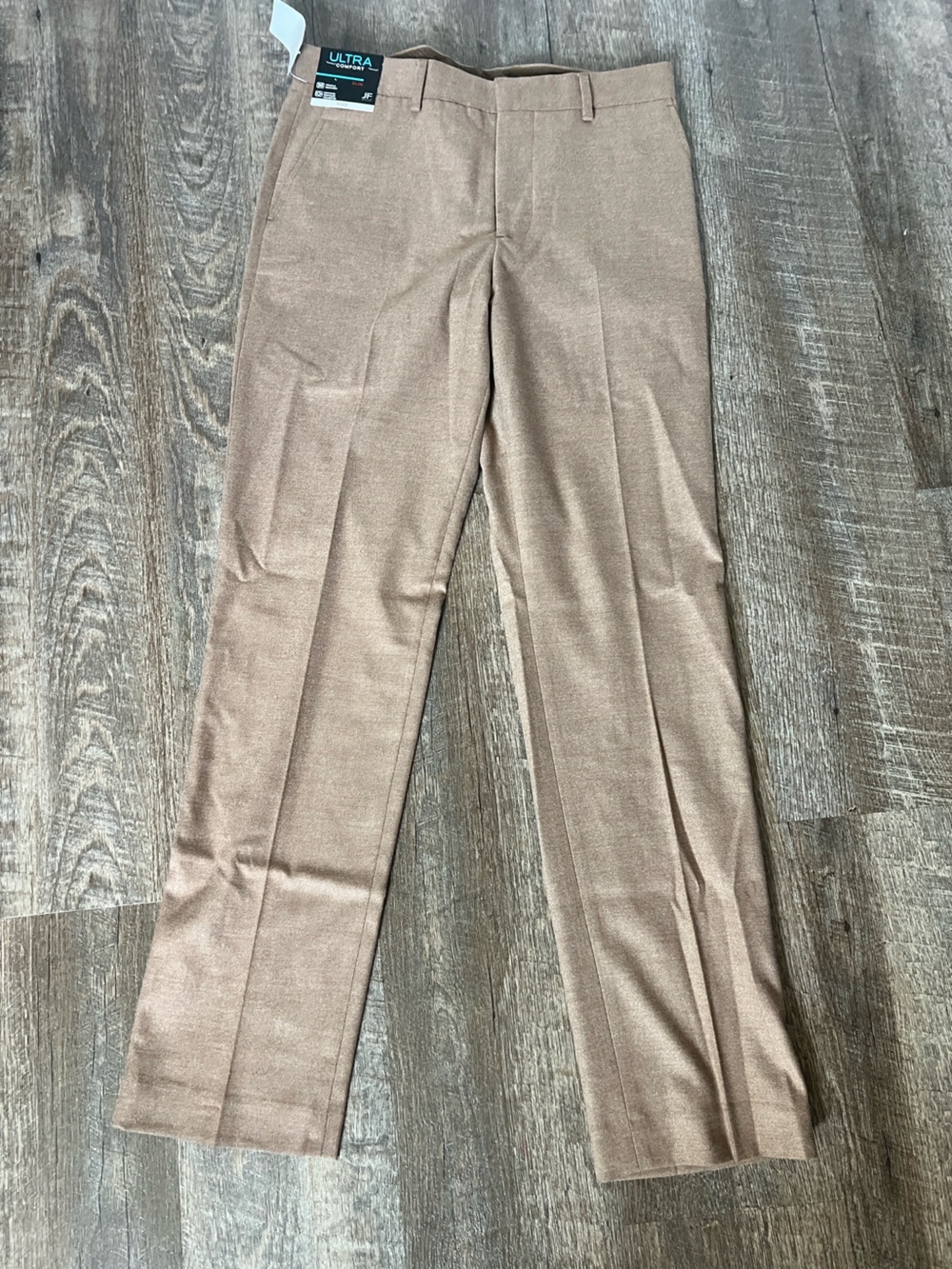 J. Ferrar Ultra Comfort Mens Stretch Fabric Slim Fit Flat Front Suit Pant- 30x32